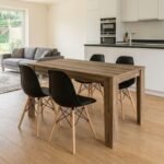 Βρες το Σετ τραπεζαρία 5τμχ Darlen - Nova Megapap χρώμα καρυδί - μαύρο 125x72x74εκ. σε μοναδική τιμή στο clickforshop.gr