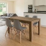 Βρες το Σετ τραπεζαρία 5τμχ Darlen - Nova Megapap χρώμα καρυδί - γκρι 125x72x74εκ. σε μοναδική τιμή στο clickforshop.gr