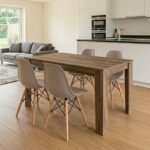 Βρες το Σετ τραπεζαρία 5τμχ Darlen - Nova Megapap χρώμα καρυδί - cappuccino 125x72x74εκ. σε μοναδική τιμή στο clickforshop.gr