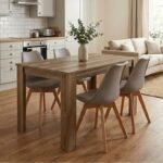 Βρες το Σετ τραπεζαρία 5τμχ Darlen - Viva Megapap χρώμα καρυδί - cappuccino 125x72x74εκ. σε μοναδική τιμή στο clickforshop.gr