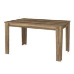 Σετ τραπεζαρία 5τμχ Darlen - Viva Megapap χρώμα καρυδί - cappuccino 125x72x74εκ. - Image 4