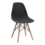 Σετ τραπεζαρία 5τμχ Darlen - Nova Megapap χρώμα sencron black - μαύρο 125x72x74εκ. - Image 2