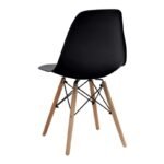 Σετ τραπεζαρία 5τμχ Darlen - Nova Megapap χρώμα sencron black - μαύρο 125x72x74εκ. - Image 3