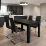 Βρες το Σετ τραπεζαρία 5τμχ Darlen - Vela Megapap χρώμα sencron black - μαύρο 125x72x74εκ. σε μοναδική τιμή στο clickforshop.gr