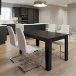 Βρες το Σετ τραπεζαρία 5τμχ Darlen - Vela Megapap χρώμα sencron black - λευκό 125x72x74εκ. σε μοναδική τιμή στο clickforshop.gr