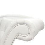 ΑΝΑΚΛΙΝΔΡΟ T.CHESTERFIELD NIOVI HM3008.02 PU ΛΕΥΚΟ-ΜΑΥΡΑ ΠΟΔΙΑ(ΔΕΞΙ)190x61x84Yεκ - Image 3