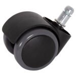 ΑΝΤΑΛΛΑΚΤΙΚΑ ΡΟΔΑΚΙΑ ΣΕΤ 5ΤΜΧ ΓΙΑ ΚΑΡΕΚΛΕΣ ΓΡΑΦΕΙΟΥ HM1203--ΜΑΥΡO-ΓΚΡΙ - Image 2