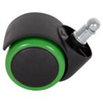 ΑΝΤΑΛΛΑΚΤΙΚΑ ΡΟΔΑΚΙΑ ΣΕΤ 5ΤΜΧ ΓΙΑ ΚΑΡΕΚΛΕΣ ΓΡΑΦΕΙΟΥ HM1203.03--ΜΑΥΡO-ΠΡΑΣΙΝΟ - Image 4