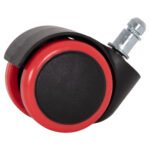 ΑΝΤΑΛΛΑΚΤΙΚΑ ΡΟΔΑΚΙΑ ΣΕΤ 5ΤΜΧ ΓΙΑ ΚΑΡΕΚΛΕΣ ΓΡΑΦΕΙΟΥ HM1203--ΜΑΥΡO-KOKKINO - Image 4