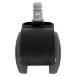 ΑΝΤΑΛΛΑΚΤΙΚΑ ΡΟΔΑΚΙΑ ΣΕΤ 5ΤΜΧ ΓΙΑ ΚΑΡΕΚΛΕΣ ΓΡΑΦΕΙΟΥ HM1203--ΜΑΥΡO-ΓΚΡΙ - Image 5