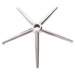 Αγόρασε ΑΝΤΑΛΛΑΚΤΙΚΗ ΒΑΣΗ/ΑΣΤΕΡΙ ΓΙΑ ΚΑΡΕΚΛΕΣ ΓΡΑΦΕΙΟΥ HM1181- ΧΡΩΜΙΟΥ σε μοναδική τιμή στο clickforshop.gr