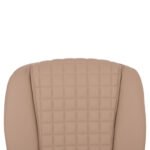 ΑΝΤΑΛΛΑΚΤΙΚO ΚΑΘΙΣΜΑ ΓΙΑ ΚΑΡΕΚΛΑ ΓΡΑΦΕΙΟΥ HM1097.07 ΚΑΠΟΥΤΣΙΝΟ PU 58x11x56εκ. - Image 5