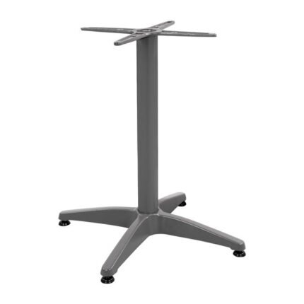 Αγόρασε ΒΑΣΗ ΑΛΟΥΜΙΝΙΟΥ 4ΝΥΧΗ 66Χ66X69Υεκ. ΜΕ ΣΤΑΥΡΟ 45x45εκ. HM448.04 ΓΚΡΙ σε μοναδική τιμή στο clickforshop.gr