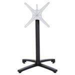 Αγόρασε ΒΑΣΗ ΑΛΟΥΜΙΝΙΟΥ ΠΤΥΣΣΟΜΕΝΗ HM459.01 ΜΑΥΡΟ ΜΑΤ 69Χ69Χ73Υεκ. ΜΕ ΣΤΑΥΡΟ 48Χ48εκ. σε μοναδική τιμή στο clickforshop.gr