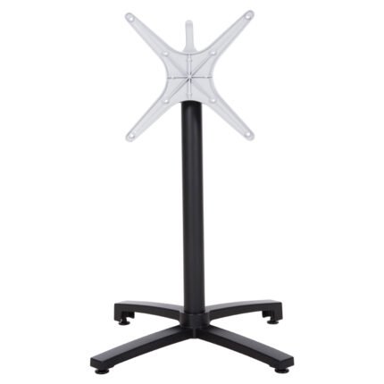 Αγόρασε ΒΑΣΗ ΑΛΟΥΜΙΝΙΟΥ ΠΤΥΣΣΟΜΕΝΗ HM459.01 ΜΑΥΡΟ ΜΑΤ 69Χ69Χ73Υεκ. ΜΕ ΣΤΑΥΡΟ 48Χ48εκ. σε μοναδική τιμή στο clickforshop.gr