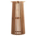 ΒΑΣΗ BAR STAND ΕΣΩΤ.ΧΩΡΟΥ ΜΕΣ.ΥΨΟΥΣ ΣΤΡΟΓΓΥΛΗ FRANTZ HM9857.11 MINDI ΞΥΛΟ ΣΕ ΦΥΣΙΚΟ Φ40x90Υεκ. - Image 3