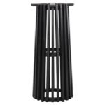 ΒΑΣΗ BAR STAND ΕΣΩΤ.ΧΩΡΟΥ ΜΕΣ.ΥΨΟΥΣ ΣΤΡΟΓΓΥΛΗ FRANTZ HM9857.12 MINDI ΞΥΛΟ ΣΕ ΜΑΥΡΟ Φ40x90Υεκ. - Image 3