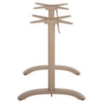 ΒΑΣΗ ΑΛΟΥΜΙΝΙΟΥ ΔΙΣΤΗΛΗ ΜΕ ΑΝΑΔΙΠΛΟΥΜΕΝΟΥΣ ΣΤΑΥΡΟΥΣ HM468.25 ΚΑΠΟΥΤΣΙΝΟ 78x59,5x73Υ - Image 4