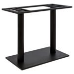 Αγόρασε ΒΑΣΗ ΜΕΤΑΛΛΙΚΗ ΔΙΠΛΗ ΜΑΥΡΗ 80Χ40Χ72Υεκ. ΜΕ ΡΕΓΟΥΛΑΤΟΡΟΥΣ HM435 σε μοναδική τιμή στο clickforshop.gr