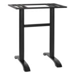 Αγόρασε ΒΑΣΗ ΜΕΤΑΛΛΙΚΗ ΔΙΠΛΗ ΜΑΥΡΗ ΜΠΑΡ ΜΕΣΑΙΟΥ ΥΨΟΥΣ 40Χ80Χ91Υεκ. HM479.01 σε μοναδική τιμή στο clickforshop.gr