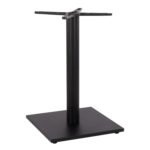 Αγόρασε ΒΑΣΗ ΜΕΤΑΛΛΙΚΗ ΜΑΥΡΗ ΜΑΤ 45Χ45Χ72εκ. ΜΕ ΣΤΑΥΡΟ 46Χ46 ΚΑΙ ΡΕΓΟΥΛΑΤΟΡΟΥΣ HM438 σε μοναδική τιμή στο clickforshop.gr