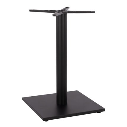 Αγόρασε ΒΑΣΗ ΜΕΤΑΛΛΙΚΗ ΜΑΥΡΗ ΜΑΤ 45Χ45Χ72εκ. ΜΕ ΣΤΑΥΡΟ 46Χ46 ΚΑΙ ΡΕΓΟΥΛΑΤΟΡΟΥΣ HM438 σε μοναδική τιμή στο clickforshop.gr