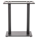 ΒΑΣΗ ΜΠΑΡ ΜΕΤΑΛΛΙΚΗ ΔΙΠΛΗ ΓΚΡΙ ΜΑΤ ΜΕΣΑΙΟΥ ΥΨΟΥΣ 40Χ80Χ90Υεκ. HM478.20 - Image 3