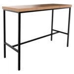 Αγόρασε ΒΑΣΗ ΜΠΑΡ ΜΕΤΑΛΛΙΚΗ ΜΑΥΡΗ ΜΑΤ TS925 ΣΧΕΔΙΟ ΕΠΙΦΑΝΕΙΑ 140x50x103 εκ. σε μοναδική τιμή στο clickforshop.gr