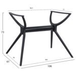 ΒΑΣΗ ΠΟΛΥΠΡΟΠΥΛΕΝΙΟΥ ΜΑΥΡΗ HM463.01 ΓΙΑ ΕΠΙΦΑΝΕΙΑ 120Χ80 - Image 2