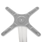 ΒΑΣΗ ΤΡΑΠΕΖΙΟΥ ΑΛΟΥΜΙΝΙΟΥ ΧΡΩΜΙΟΥ HM449.01 ΣΤΑΥΡΟΣ 29x29εκ- 54x54x68Υεκ. - Image 4