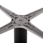 ΒΑΣΗ ΤΡΑΠΕΖΙΟΥ ΑΛΟΥΜΙΝΙΟΥ ΣΤΡΟΓΓΥΛΗ ΓΚΡΙ HM476.20 ΣΤΑΥΡΟΣ 48Χ48εκ Φ45Χ72Υεκ. - Image 5