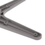 ΒΑΣΗ ΤΡΑΠΕΖΙΟΥ ΑΛΟΥΜΙΝΙΟΥ ΣΤΡΟΓΓΥΛΗ ΛΕΥΚΟ ΜΑΤ HM476.02 ΣΤΑΥΡΟΣ 48Χ48εκ Φ45Χ72Υεκ. - Image 5