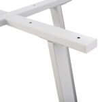 ΒΑΣΗ ΤΡΑΠΕΖΙΟΥ ΛΕΥΚΗ ΜΕΤΑΛΛΙΚΗ HM470.02 60x60x72 εκ. - Image 3