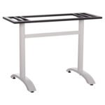 Αγόρασε ΒΑΣΗ ΤΡΑΠΕΖΙΟΥ ΑΛΟΥΜΙΝΙΟΥ ΔΙΠΛΗ HM461.12 ΛΕΥΚΗ ΜΕ ΡΕΓΟΥΛΑΤΟΡΟΥΣ 100x60x73Υεκ. σε μοναδική τιμή στο clickforshop.gr