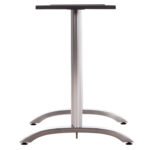 ΒΑΣΗ ΤΡΑΠΕΖΙΟΥ ΑΛΟΥΜΙΝΙΟΥ ΔΙΠΛΗ HM461.13 ΧΡΩΜΙΟΥ ΜΕ ΡΕΓΟΥΛΑΤΟΡΟΥΣ 100x60x73Υεκ. - Image 5