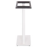 ΒΑΣΗ ΤΡΑΠΕΖΙΟΥ ΜΠΑΡ HM480.02 ΔΥΟ ΠΟΔΙΑ-ΜΕΤΑΛΛΙΚΗ ΣΕ ΛΕΥΚΟ ΜΑΤ ΧΡΩΜΑ 80x40x108Υεκ - Image 5