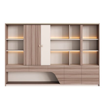 Αγόρασε ΒΙΒΛΙΟΘΗΚΗ ΣΕΙΡΑ SUPERON HM2141 ΜΕΛΑΜΙΝΗ ΜΠΕΖ & ΦΥΣΙΚΟ--LED ΦΩΤΙΣΜΟΣ 300x40x200Υεκ σε μοναδική τιμή στο clickforshop.gr