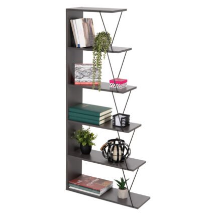 Αγόρασε ΒΙΒΛΙΟΘΗΚΗ ΜΙΝΙ TARS HM2241.20 ΓΚΡΙ ΜΕΛΑΜΙΝΗ-ΜΑΥΡΕΣ ΜΕΤΑΛ. ΒΕΡΓΕΣ 65x22-24x146Υεκ. σε μοναδική τιμή στο clickforshop.gr