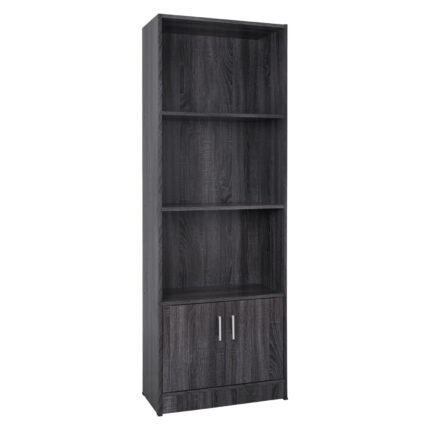 Αγόρασε ΒΙΒΛΙΟΘΗΚΗ ΜΕΛΑΜΙΝΗΣ HAYDEN HM2269.01 ΣΕ ΑΝΘΡΑΚΙ ΧΡΩΜΑ 60x30x174 εκ. σε μοναδική τιμή στο clickforshop.gr