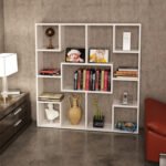 ΒΙΒΛΙΟΘΗΚΗ YOLANTHE ΜΕΛΑΜΙΝΗΣ HM9029.01 ΛΕΥΚΗ 120x22x123,6Υ εκ. - Image 3