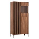 Αγόρασε ΒΙΤΡΙΝΑ ΣΕΙΡΑ HARRY HM18011.01 ΜΕΛΑΜΙΝΗ ΦΥΣΙΚΟ ΞΥΛΟΥ-ΜΑΥΡΟ 90x40x185Υεκ. σε μοναδική τιμή στο clickforshop.gr