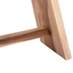 ΒΟΗΘΗΤΙΚΟ ΣΚΑΜΠΟ SADEL HM18294 ΞΥΛΟ SUAR--ΦΥΣΙΚΟ 50x30x45Υεκ. - Image 5