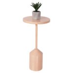 Αγόρασε ΒΟΗΘΗΤΙΚΟ ΤΡΑΠΕΖΑΚΙ BOMBAY HM4251.08 ΜΕΤΑΛΛΟ ΣΕ ΣΟΜΟΝ ΜΕ ΠΟΥΑ ΕΠΙΦΑΝΕΙΑ Φ25