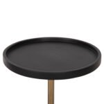 ΒΟΗΘΗΤΙΚΟ ΤΡΑΠΕΖΑΚΙ RUBIN HM9719 ΞΥΛΟ MANGO ΣΕ ΜΑΥΡΟ-ΒΑΣΗ ΜΕΤΑΛΛΟ ΧΡΥΣΗ 35x35x59Υεκ. - Image 4