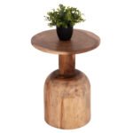 Αγόρασε ΒΟΗΘΗΤΙΚΟ ΤΡΑΠΕΖΑΚΙ PUMBE HM9891.11 ΞΥΛΟ SUAR ΣΕ ΦΥΣΙΚΟ ΧΡΩΜΑ Φ40x50Υεκ σε μοναδική τιμή στο clickforshop.gr