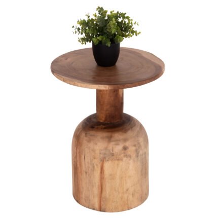 Αγόρασε ΒΟΗΘΗΤΙΚΟ ΤΡΑΠΕΖΑΚΙ PUMBE HM9891.11 ΞΥΛΟ SUAR ΣΕ ΦΥΣΙΚΟ ΧΡΩΜΑ Φ40x50Υεκ σε μοναδική τιμή στο clickforshop.gr