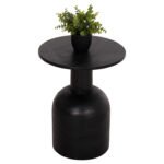 Αγόρασε ΒΟΗΘΗΤΙΚΟ ΤΡΑΠΕΖΑΚΙ PUMBE HM9891.12 ΞΥΛΟ SUAR ΣΕ ΜΑΥΡΟ ΧΡΩΜΑ Φ40x50Υεκ σε μοναδική τιμή στο clickforshop.gr