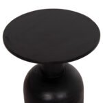 ΒΟΗΘΗΤΙΚΟ ΤΡΑΠΕΖΑΚΙ PUMBE HM9891.12 ΞΥΛΟ SUAR ΣΕ ΜΑΥΡΟ ΧΡΩΜΑ Φ40x50Υεκ - Image 4