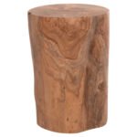ΒΟΗΘΗΤΙΚΟ ΤΡΑΠΕΖΑΚΙ/ΣΚΑΜΠΟ TRONCO HM9374.21 ΞΥΛΟ TEAK--ΦΥΣΙΚΟ Φ30x45Υεκ. - Image 4