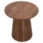 ΒΟΗΘΗΤΙΚΟ ΤΡΑΠΕΖΑΚΙ ΣΤΡΟΓΓΥΛΟ GROOT HM9698 ΜΑΣΙΦ ΑΚΑΚΙΑ- ΦΥΣΙΚΟ Φ45x44Υεκ. - Image 3